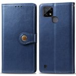 Forcell LEATHER BUCKLE Realme C21 modré – Zboží Živě