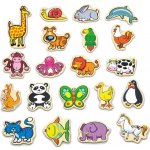 Studo Wood Dřevěné magnetky zvířata 20 ks – Zboží Mobilmania