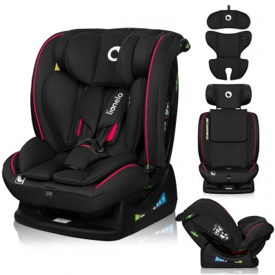Lionelo Aart i-Size 2024 Black Carbon Red – Sleviste.cz