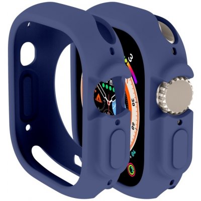 VSECHNONAMOBIL 51380 TPU HALF COVER Obal pro Apple Watch Ultra 1 / 2 / 3 49mm tmavomodrý – Zboží Živě