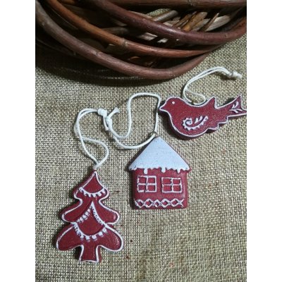 Vánoční dekorace 3 ks – Zboží Mobilmania