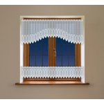 Dekorační vitrážová žakárová záclona THOSUND 60 bílá 300x60 cm (cena za vrchní díl) MyBestHome – Hledejceny.cz