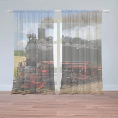 Záclony Lokomotiva 3: 2 ks - 150x250 cm - Sablio – Hledejceny.cz