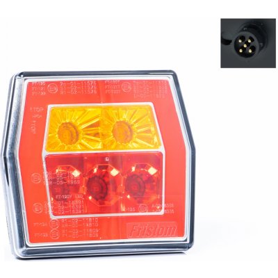Fristom FT-122 LED Koncové světlo bez osv. SPZ 12/24V BAJONET 5pin – Hledejceny.cz