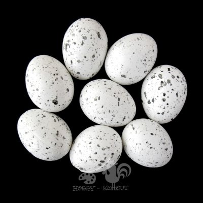 Plastová vajíčka kropenatá 4,5 cm - 1 ks – Hledejceny.cz