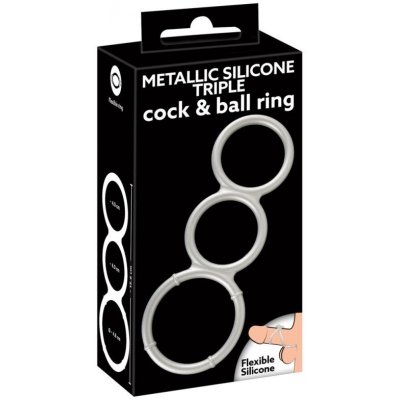 You2Toys Metallic Silicone Triple Ring – Zbozi.Blesk.cz