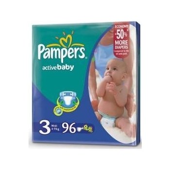 Pampers Active 3 96 ks