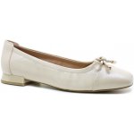Caprice baleríny s mašličkou Cream 9-22104-42 perlato – Zboží Mobilmania
