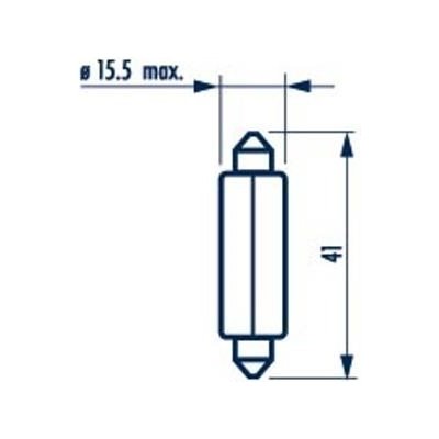 Narva C21W SV8,5 12V 21W