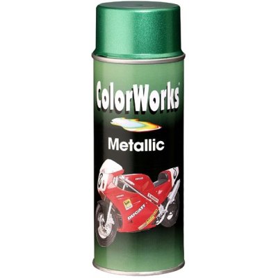 ColorWorks Metalický sprej černý 400 ml