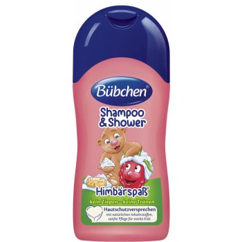 Bubchen Kids šampon a sprchový gel Malina 50 ml