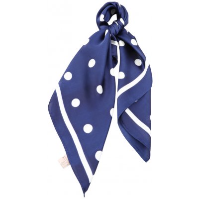 Mar.Co dámský šátek s puntíky tmavě modrý – Zboží Mobilmania
