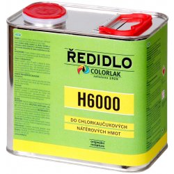 COLORLAK ŘEDIDLO H 6000 / 4L ředidlo do chlorkaučukových nátěrových hmot