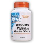 Doctor's Best Betaine HCl + Pepsin & Gentian Bitters hořec 360 kapslí – Hledejceny.cz