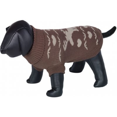 Nobby HIRSCHI svetr pro psy se sobem hnědá 20cm