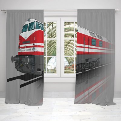 IMPAR Závěsy Lokomotiva V 180 (DR) (Rozměr : 140x250, Materiál: Blackout) – Hledejceny.cz