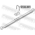 Upevňovací sada, listová pružina FEBEST 2133-001 | Zboží Auto