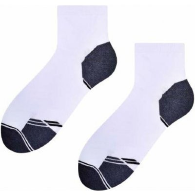 Pánské vzorované ponožky 054 bílá/m.C.šedá – Zboží Mobilmania