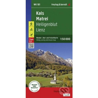 Kals, Matrei, Heiligenblut, Lienz 1: 50 000 - freytag&berndt – Hledejceny.cz