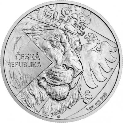 Česká mincovna Stříbrná mince Český lev 2024 stand 1 oz – Zboží Mobilmania