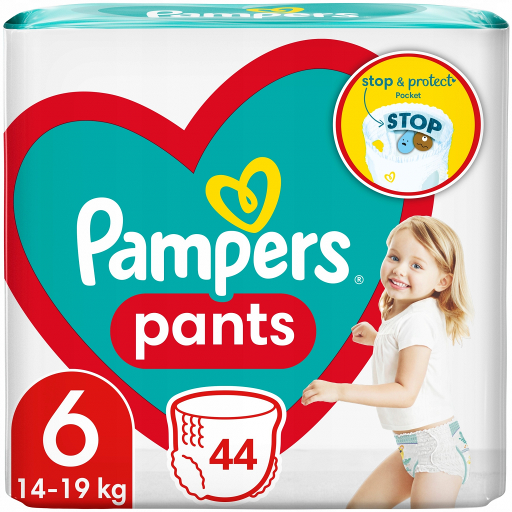 Pampers Pants 6 44 ks od 380 Kč - Heureka.cz