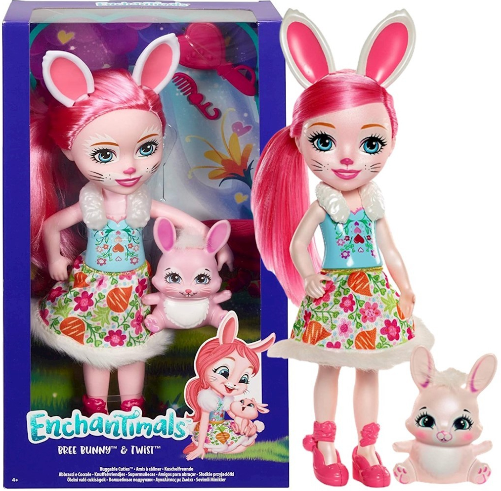 Mattel Enchantimals se zvířátkem zajíčkem Bree Bunny 30 cm