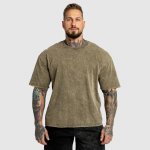 Iron Aesthetics Oversized tričko Heritage washed green – Zboží Dáma