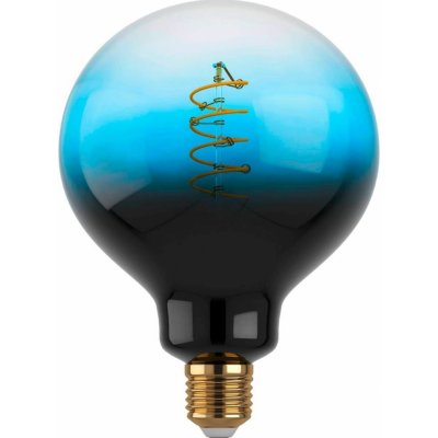 Eglo Filamentová LED žárovka E27, G125, 4W, 85lm, 2000K, teplá bílá, modrá