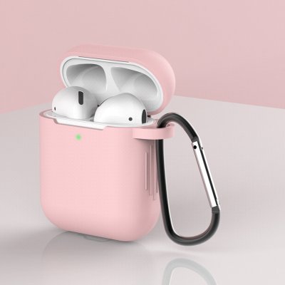 Enem Jednobarevný obal na Airpods 1/2 - s karabinou APP1OAIR043 – Zbozi.Blesk.cz