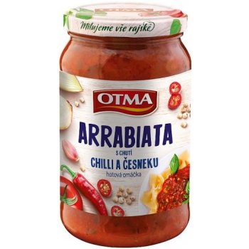 Otma Arrabiata s chutí chilli a česneku hotová omáčka 350 g