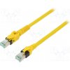 síťový kabel Harting 09488447745050 Patch, S/FTP, 6a, licna, Cu, PUR, 5m, žlutý