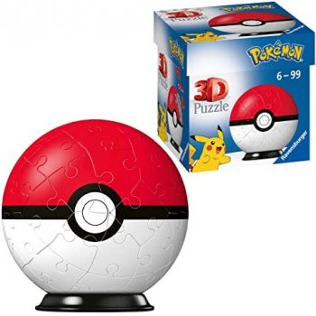 Ravensburger 3D puzzleball Pokémon Pokéball 54 ks