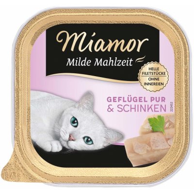 Miamor Milde Mahlzeit čisté drůbeží a šunka 32 x 100 g