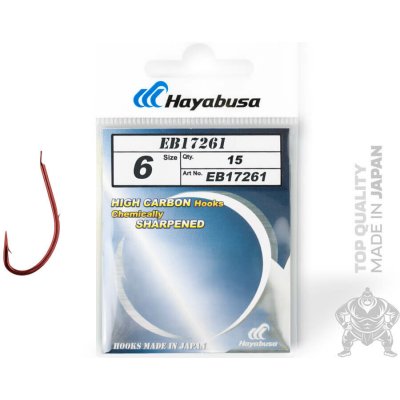 Hayabusa Háčky H.MRS172 RED vel.2 – Zboží Dáma