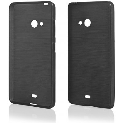 Pouzdro JELLY Case Metallic Microsoft Lumia 540 černé – Zboží Mobilmania
