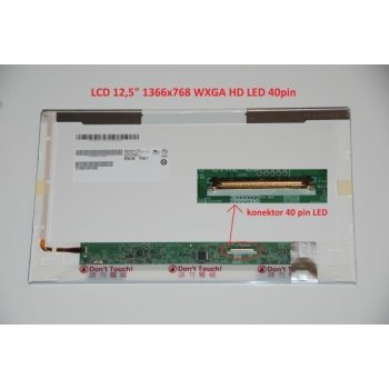 LCD displej display HP EliteBook 2570P Serie 12.5" WXGA HD 1366x768 LED matný povrch