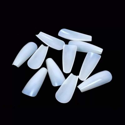 Starnails Tipy Natural tvar balerina bez l plochy 500 ks – Zboží Dáma