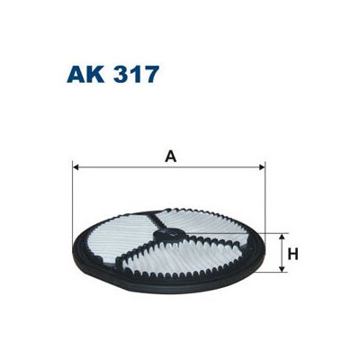 Vzduchový filtr FILTRON AK 317 – Hledejceny.cz