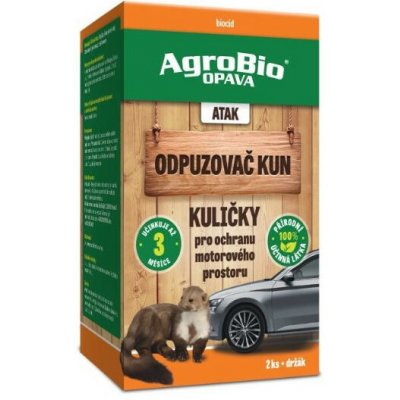 Agrobio Atak Odpuzovač kun kuličky proti kunám 2 ks – Sleviste.cz
