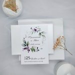 Svatební oznámení Fialový věneček 1 – Zbozi.Blesk.cz