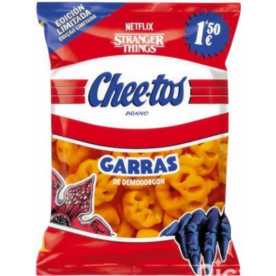 Cheetos Stranger Things Demogorgon sýrové kukuřičné křupky s příchutí barbecue 75 g – Zboží Dáma