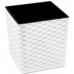 Lamela Květináč Juka 300 x 300 mm ratan bílý – Hledejceny.cz