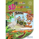 Helma 3D omalovánky OZ11 Safari lev, krokodýl – Zbozi.Blesk.cz