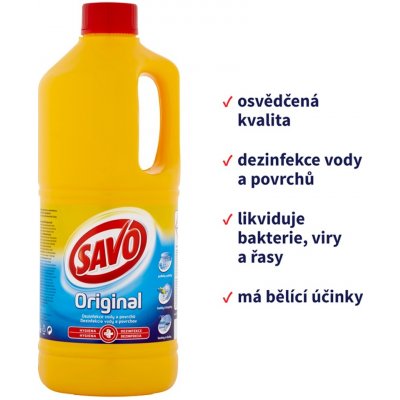 Savo Original dezinfekční prostředek 2 l – Zbozi.Blesk.cz