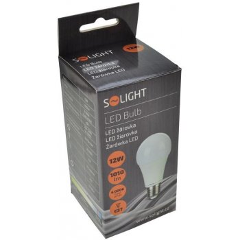 Solight LED žárovka WZ509 klasický tvar 12W E27 6000K 270° 1010lm