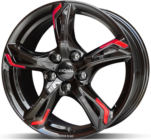 Ronal R62 7,5x18 5x112 ET45 jetblack red