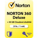 Norton 360 DELUXE 50GB 1US 5DE 1 rok (21419626)