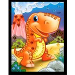 SMT Creatoys Mozaika obrázek mini dinosaurus třpytivý – Zboží Mobilmania