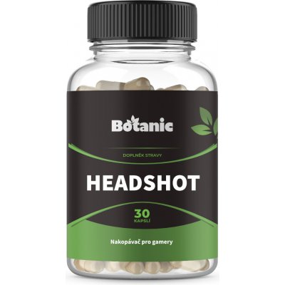 Botanic Headshot Nakopávač pro gamery, 30 kapslí
