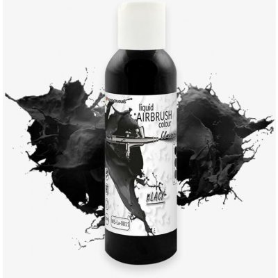 Food Colours airbrush barva tekutá Black 135 ml – Hledejceny.cz